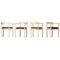 M40 Dining Chairs by Henning Jensen & Torben Valeur, Set of 4 1