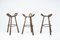 Brutalist Bar Stools, Set of 3, Image 6