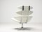 White Leather EJ5 Corona Chair by Poul Volther 3