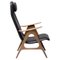 Walnut Lounge Chair by Louis Van Teeffelen 1