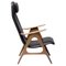 Walnut Lounge Chair by Louis Van Teeffelen, Image 1