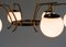 Lámpara de araña italiana de latón, Imagen 5