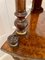 Meuble d'Angle Victorien Antique en Loupe de Noyer 12