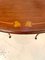 Antique Art Nouveau Inlaid Mahogany Oval Lamp Table 3