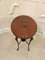 Antique Art Nouveau Inlaid Mahogany Oval Lamp Table 2