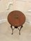Antique Art Nouveau Inlaid Mahogany Oval Lamp Table, Image 2