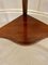 Antique Edwardian Inlaid Rosewood Corner Lamp Table 4