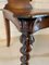 Antique Victorian Oak Hall Chairs, Set of 2, Image 3