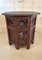 Antique Edwardian Carved Hexagonal Coffee Table 4