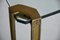 Hollywood Regency Brass and Glass Coffee Table by Peter Ghyczy 3