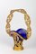 Blue Crystal and Gilt Bronze Basket 7