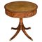 Mahogany Inlaid Drum Table 1