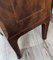 Antique Italian Walnut & Portoro Marble Nightstands with Marquetry, Set of 2 9