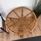 Round Bohemian Italian Bamboo & Rattan Coffee or Accent Table, 1960s, Image 5