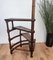 Mid-Century Italian Carved Walnut Wood and Leather Spiral 4-Step Library Ladder 5