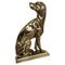 Italian Gilt Brass Setter Dog Door Stop or Bookend, 1970s, Image 1