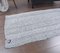 Vintage Turkish Handmade Gray Wool Flatweave Oushak Kilim Runner Rug, Image 3