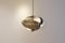 Vintage Silver Spiral Pendant Lamp by Henri Mathieu for Lyfa, Image 4