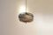 Vintage Silver Spiral Pendant Lamp by Henri Mathieu for Lyfa 1