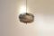 Vintage Silver Spiral Pendant Lamp by Henri Mathieu for Lyfa, Image 1