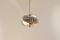Vintage Silver Spiral Pendant Lamp by Henri Mathieu for Lyfa, Immagine 2