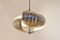 Vintage Silver Spiral Pendant Lamp by Henri Mathieu for Lyfa 3