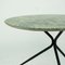Mid-Century Italian Oval Cocktail or Coffee Table with Faux Green Marble Top 9