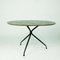Mid-Century Italian Oval Cocktail or Coffee Table with Faux Green Marble Top 3