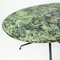 Mid-Century Italian Oval Cocktail or Coffee Table with Faux Green Marble Top, Image 8