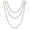 Long 20th Century Silver Chain Necklace, Image 1