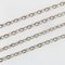 Long 20th Century Silver Chain Necklace 7