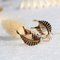 French Diamonds Leaf Clip-on Earrings in 18 Karat Yellow Gold, 1940s 4