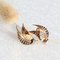 French Diamonds Leaf Clip-on Earrings in 18 Karat Yellow Gold, 1940s 9