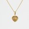 Modern Diamond Heart-Shaped Pendant Necklace in 18 Karat Yellow Gold 4