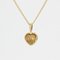 Modern Diamond Heart-Shaped Pendant Necklace in 18 Karat Yellow Gold, Image 4