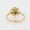 Modern Emerald Diamonds 18 Karat Yellow Gold Ring 10