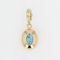 Modern Topaz 18 Karat Yellow Gold Pendant 3