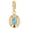 Modern Topaz 18 Karat Yellow Gold Pendant 1