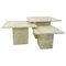 Mid-Century Travertine Nesting Tables, Italy, 1970s, Set of 3 1