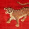 Antique Chinese Hand-Knotted Pao Tou Tiger Wool Rug, 1900s 3