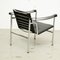 Black Leather LC1 Lounge Chair by Le Corbusier, Pierre Jeanneret & Charlotte Perriand, Image 11
