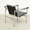 Schwarzer LC1 Ledersessel von Le Corbusier, Pierre Jeanneret & Charlotte Perriand 11