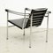 Schwarzer LC1 Ledersessel von Le Corbusier, Pierre Jeanneret & Charlotte Perriand 9