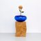 Q Limited Edition Vase in Wood and Murano Glass for Flowers by Ettore Sottsass 5