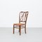 Bentwood Chair in Rattan and Wood, 1940s, Image 3