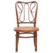 Bentwood Chair in Rattan and Wood, 1940s, Image 1