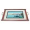 Antique Glass and Wood Tray with Venice Landscape, 1930s, Image 1