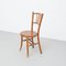 Französischer Bugholz Stuhl im Stil von Thonet, 1940er 10