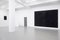 Enrico Della Torre, große minimalistische abstrakte schwarze Kohle 11