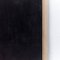 Enrico Della Torre, große minimalistische abstrakte schwarze Kohle 6